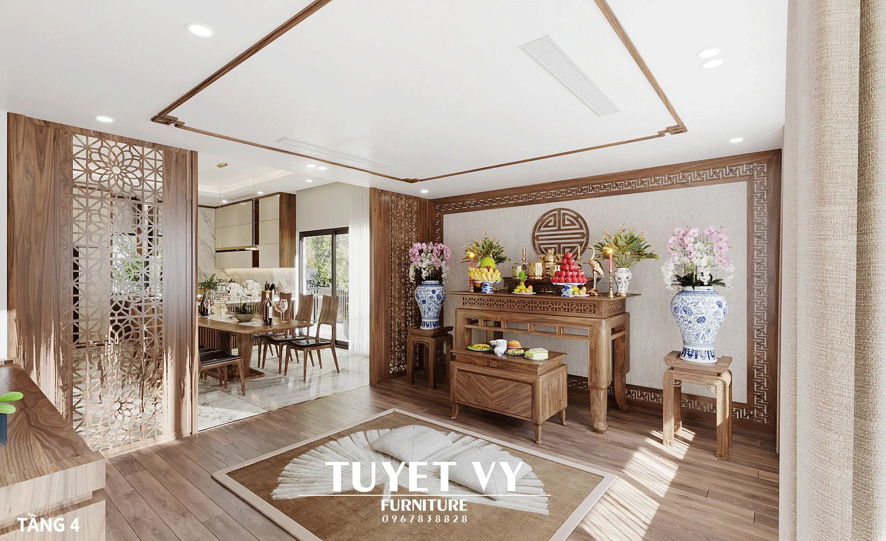 Thiết kế nội thất biệt thự Ecoriver Hải Dương năm 2025 11 biet thu hai duong 12
