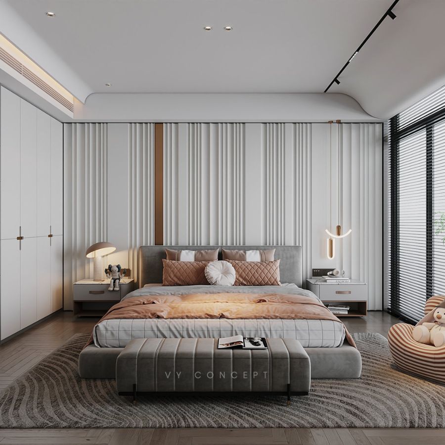 Thiết kế nội thất chung cư Duplex 3 phòng ngủ tại Rainbow Văn Quán 7 thiet-ke-noi-that-chung-cu-7