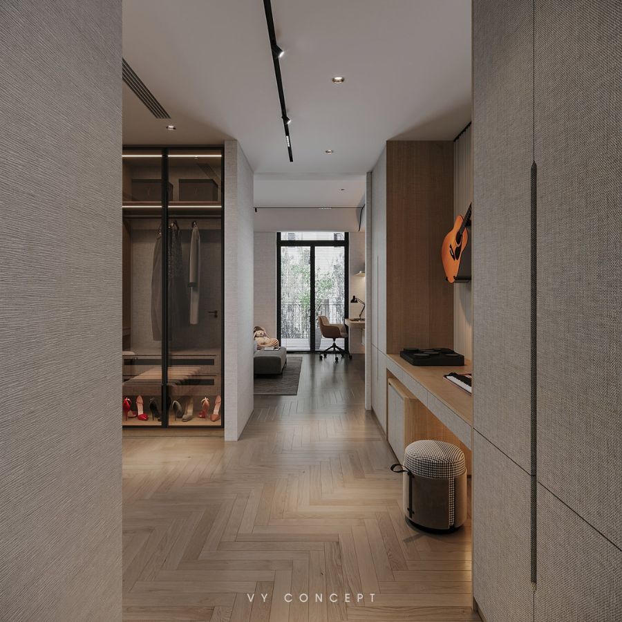 Thiết kế nội thất chung cư Duplex 3 phòng ngủ tại Rainbow Văn Quán 10 thiet-ke-noi-that-chung-cu-10