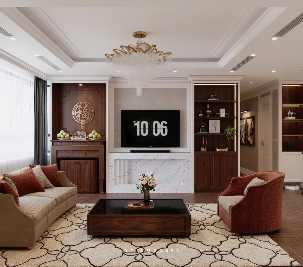 4 lý do nên chọn thiết kế nội thất tân cổ điển 