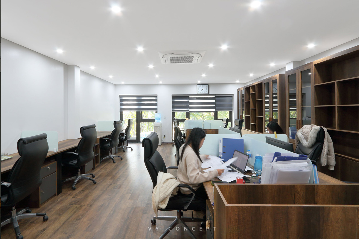 Giải pháp đồng bộ cải tạo - Thiết kế văn phòng Xuân Phương trong 30 ngày 6 Hinh anh thuc te van phong