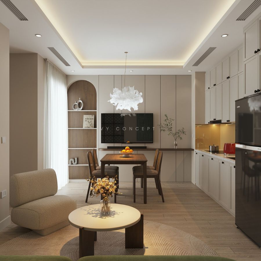 Thi công nội thất tại căn hộ BRG Diamond Residence 2 chi-brg-2