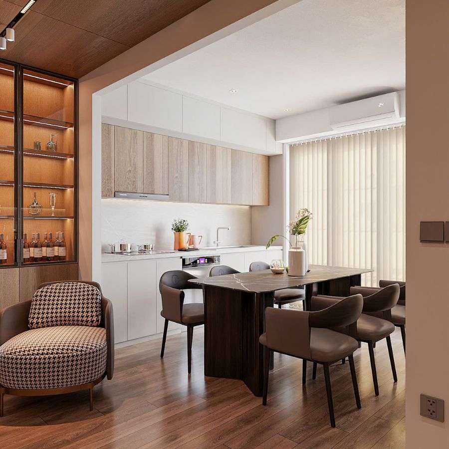 Bí quyết thiết kế phòng bếp tiện nghi và ấm cúng cho gia đình Việt 5 phong-bep5