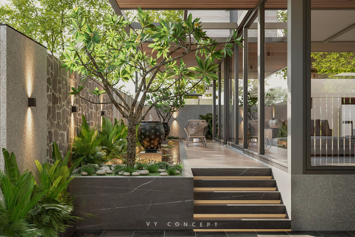 Thiết kế kiến trúc Villa Park 17 - Hiện đại & giao hòa với thiên nhiên 3 anh dai dien website 8