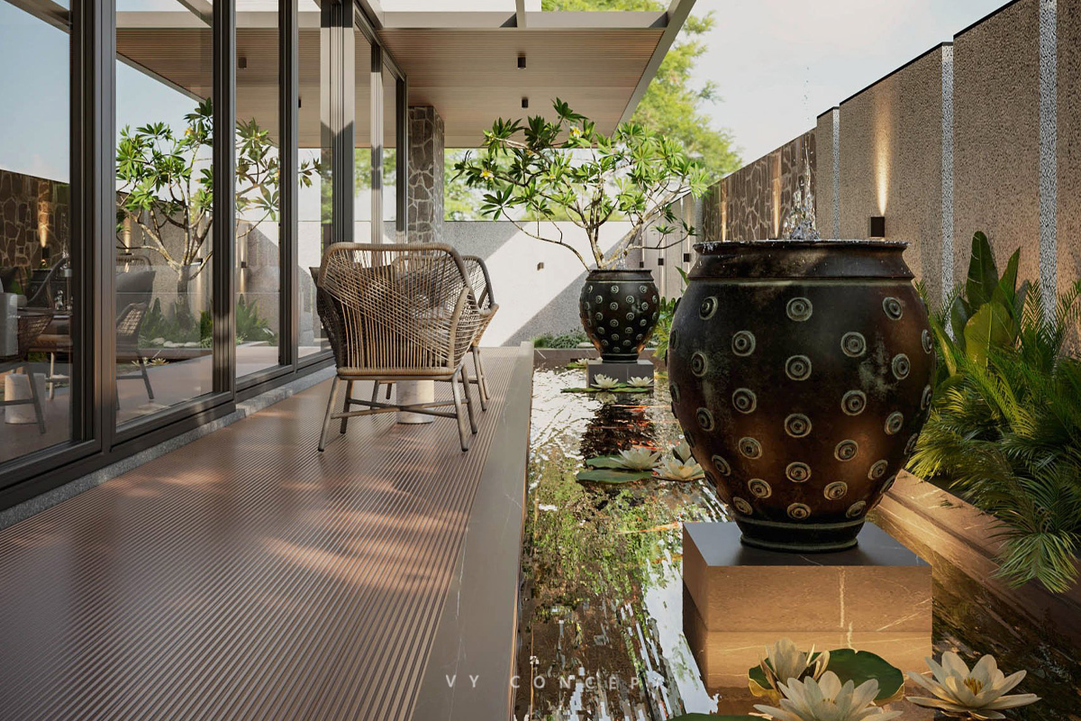 Thiết kế kiến trúc Villa Park 17 - Hiện đại & giao hòa với thiên nhiên 4 anh dai dien website 9
