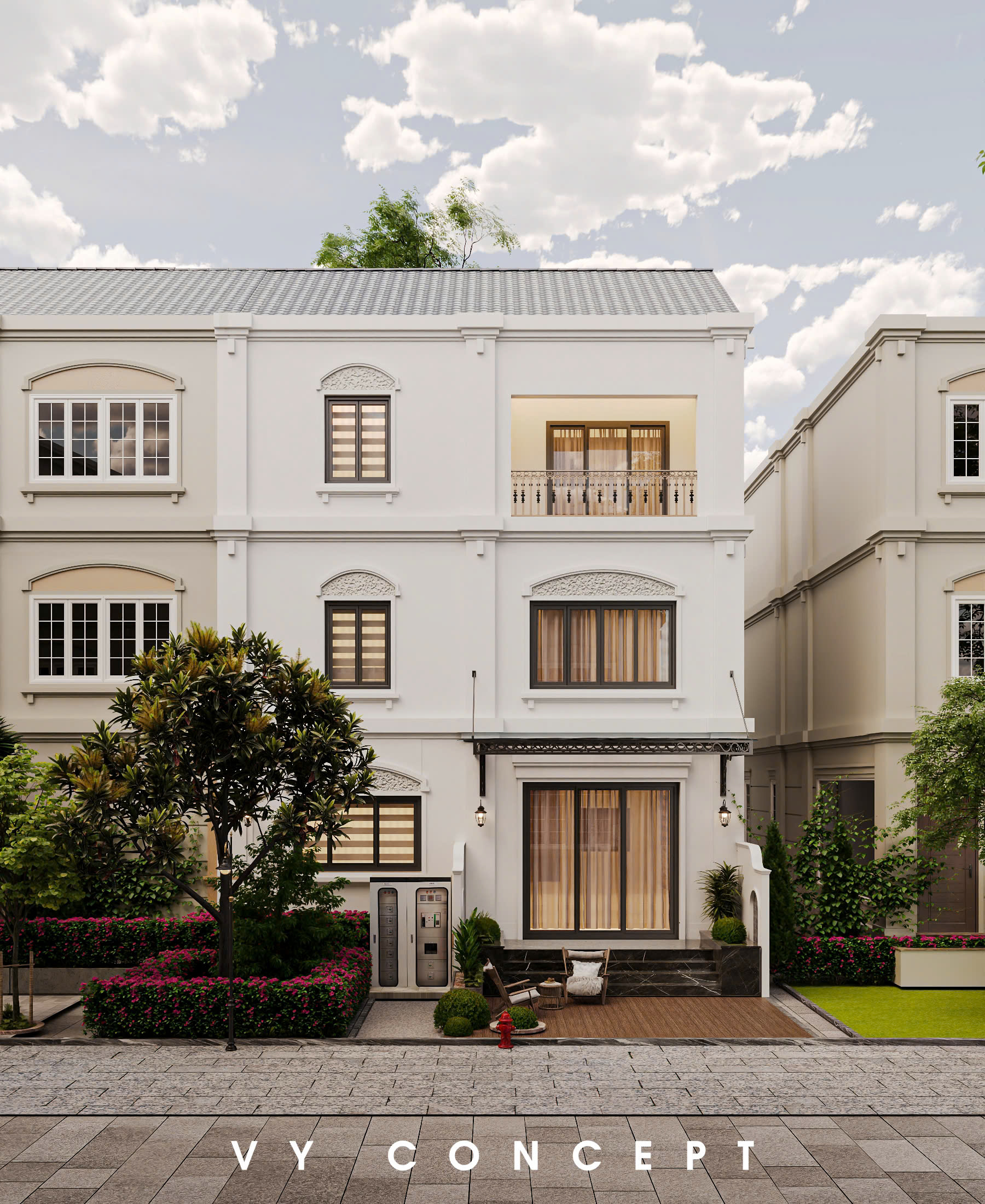 Thiết kế kiến trúc biệt thự Hill State tân cổ điển kết hợp hiện đại 5 z6947950387221 e5eb35208a5c6cecb4691320852d9db5