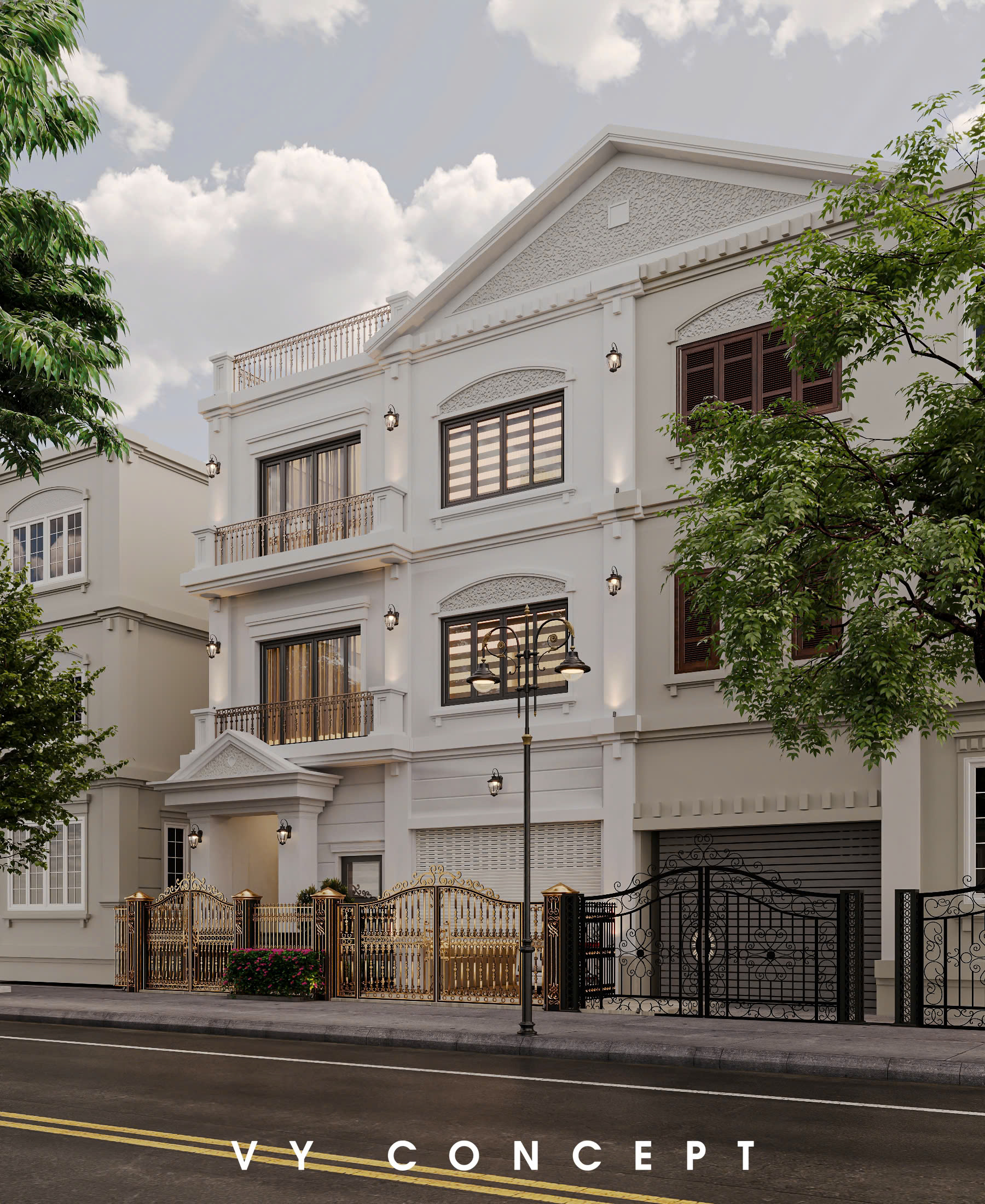Thiết kế kiến trúc biệt thự Hill State tân cổ điển kết hợp hiện đại 2 z6947950553822 943941213d5ad2adde2744e545359adb