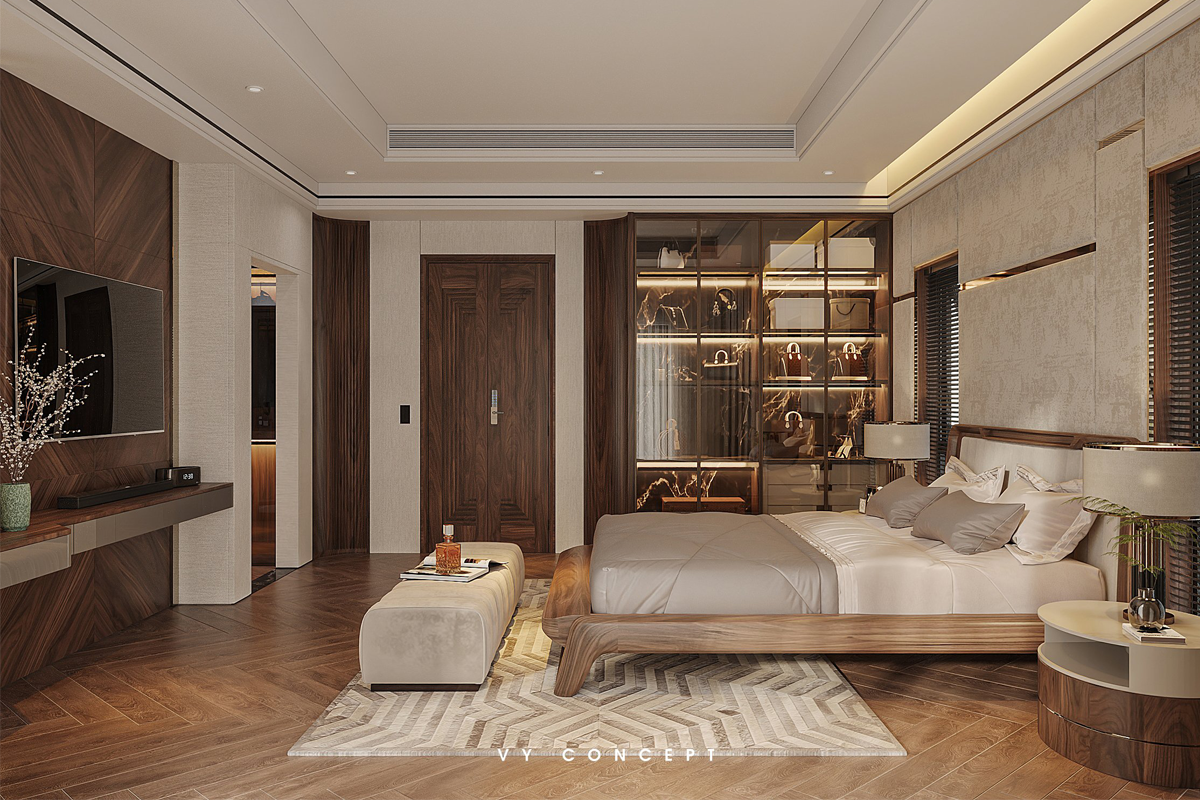 Hải Phòng Villa - Vẻ đẹp nội thất gỗ Óc chó sang trọng & độc đáo 9 Anh noi dung website 5