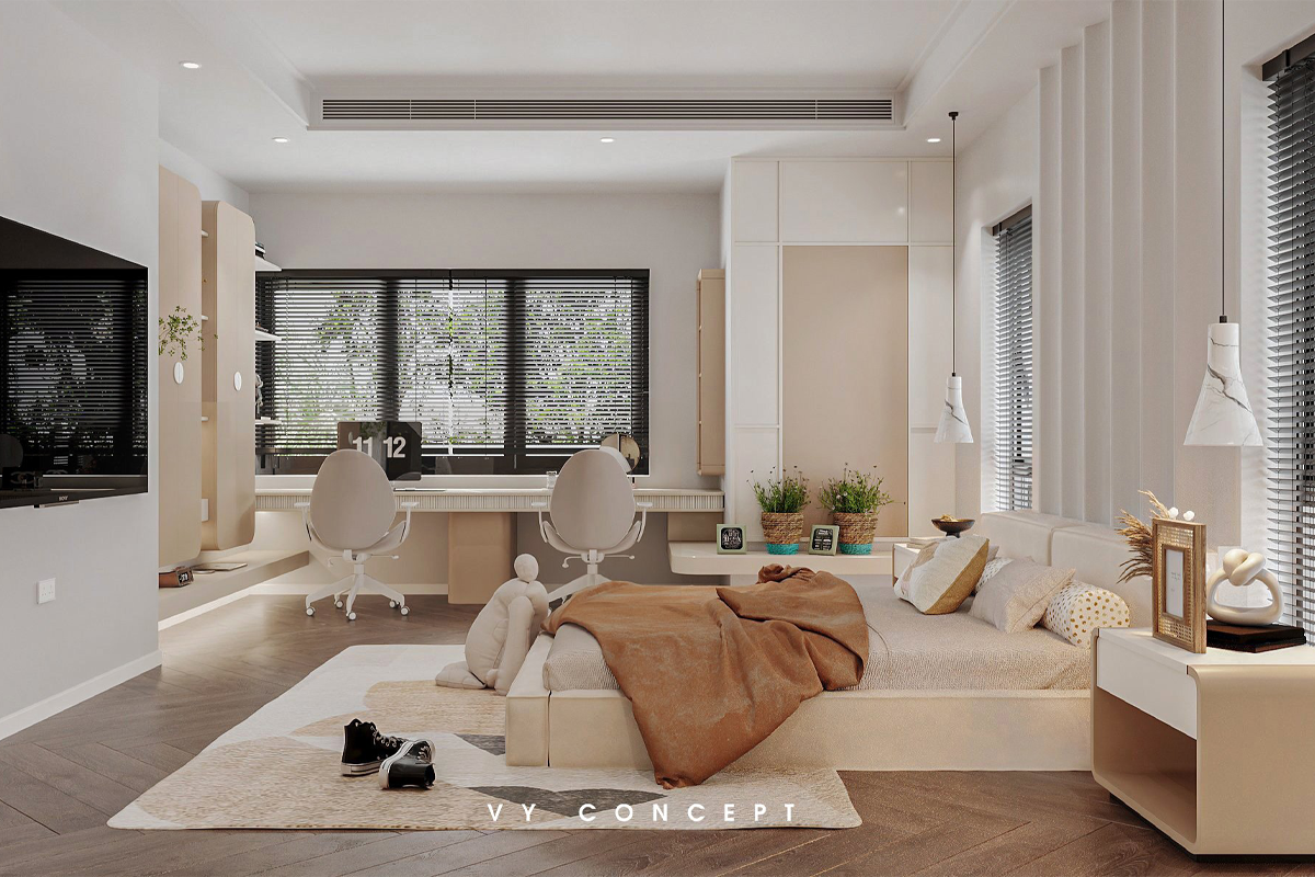 Hải Phòng Villa - Vẻ đẹp nội thất gỗ Óc chó sang trọng & độc đáo 12 Anh noi dung website 7