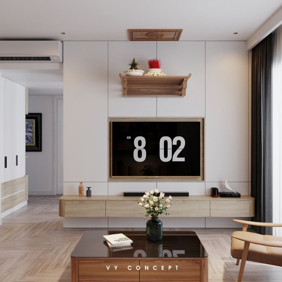5+ mẫu tủ thờ hiện đại cho căn hộ chung cư năm 2025 1 tu-tho1