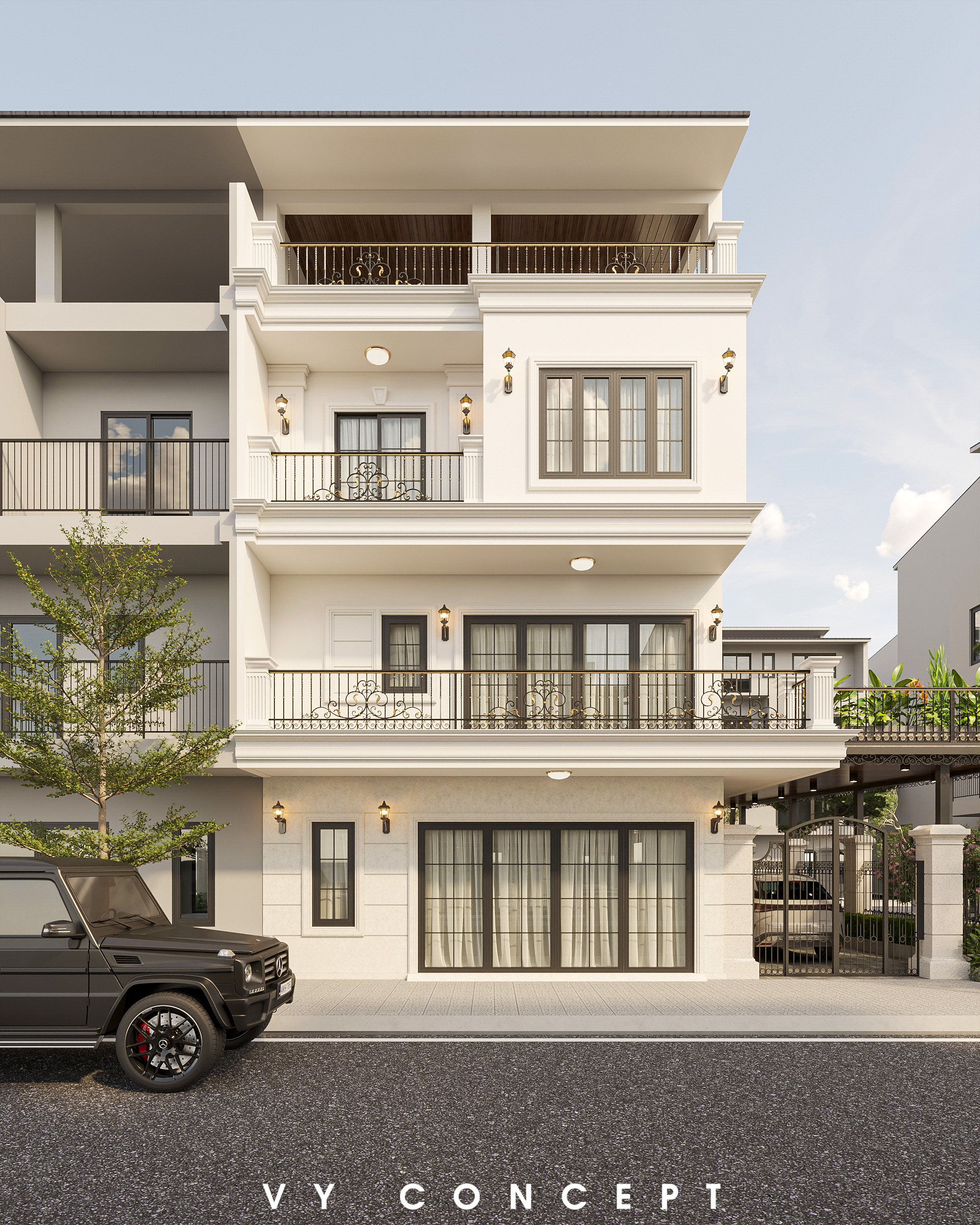 thiet ke thi cong kien truc biet thu vinhomes hai phong