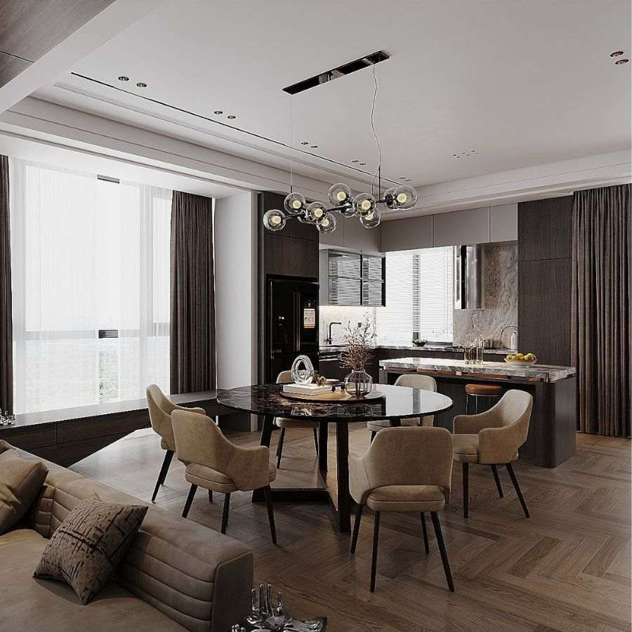 Bí quyết thiết kế phòng bếp đẹp và tiện nghi cho gia đình hiện đại năm 2025 3 phong-bep-dep3