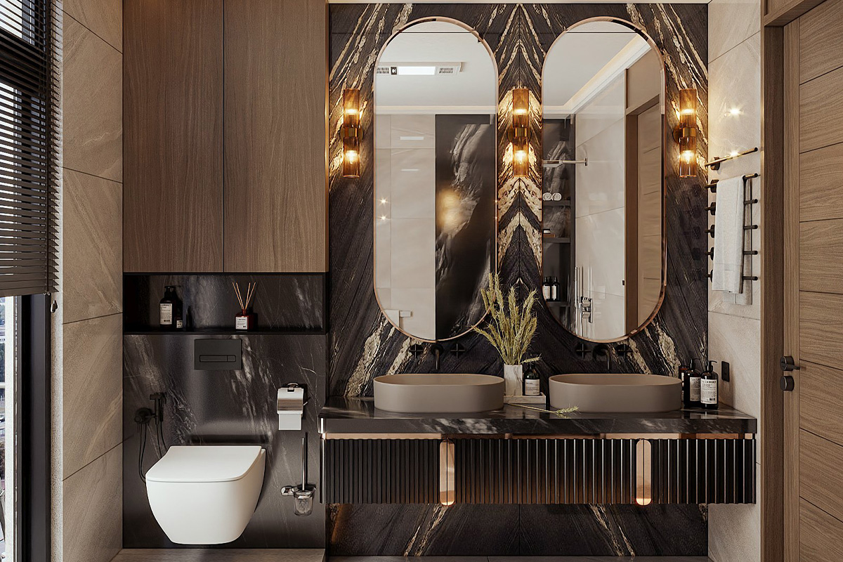 Gợi ý 10 mẫu thiết kế phòng tắm hiện đại cho căn hộ, nhà phố, biệt thự 6 Anh noi dung website 15